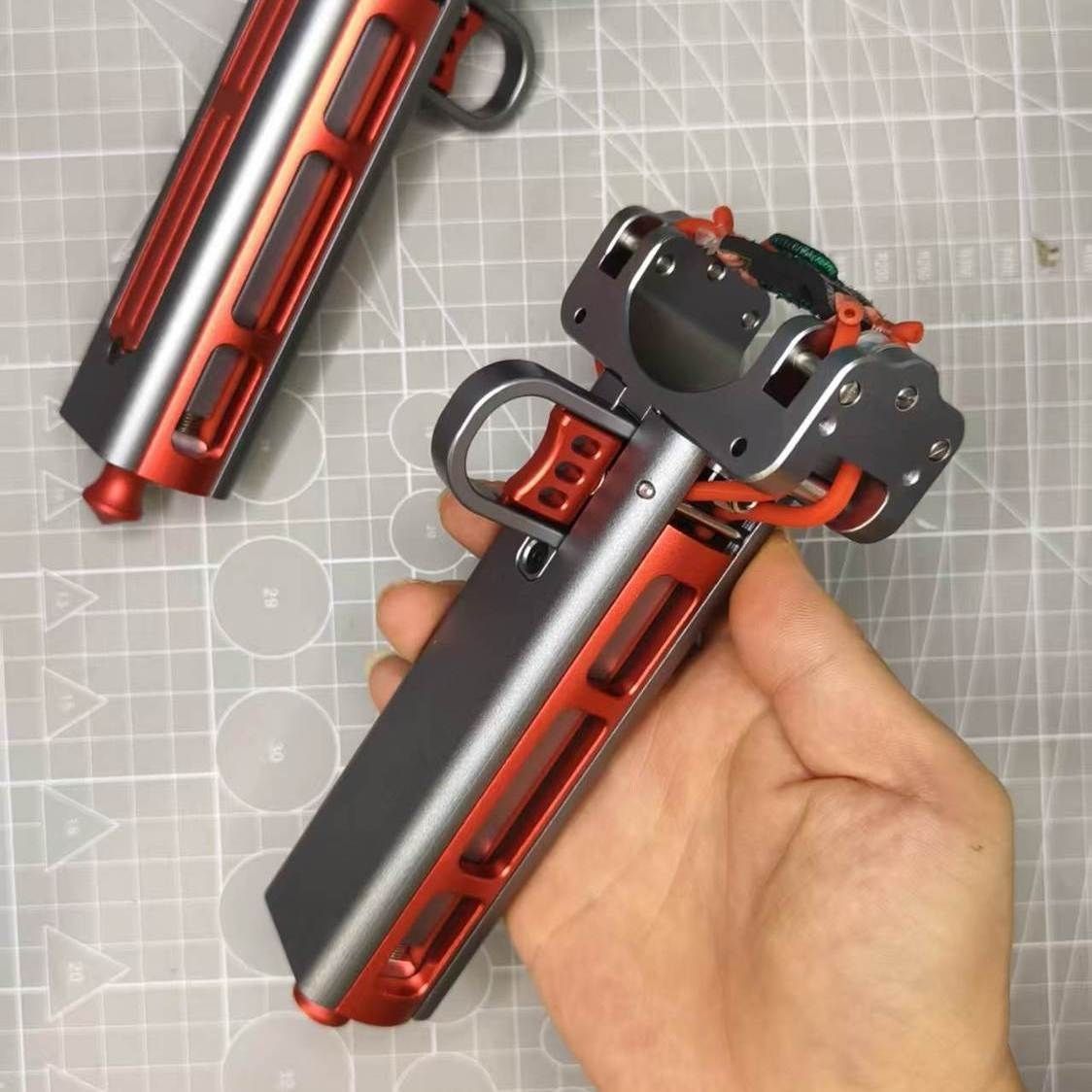 Outdoor Hunting Products - Автоматическая многозарядная рогатка CNC из цельнометаллического